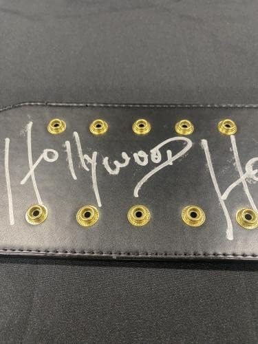Hulk Hogan Kevin Nash Scott Hall חתמה על חגורת NWO JSA Loa - פריטים שונים של Wrestaggle Drestling Inscellanes