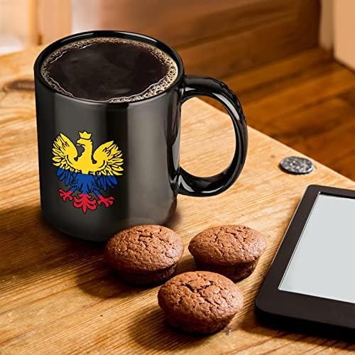 קולומביה דגל עם פולני נשר הדפסת קרמיקה ספל קפה כוס תה כוס מצחיק מתנה עבור משרד בית נשים גברים