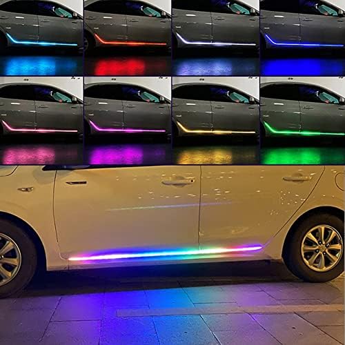 חיצוני צד דלת חצאיות סביבה תאורת חלום צבעים, אלחוטי מרחוק ניאון אורות עבור משאיות רכב שטח מכוניות