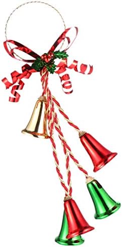 עיצוב חג המולד של Bestoyard חג המולד בלעמון חוט מתכת חוט מתכת פעמון חג המולד עץ קישוט תלוי