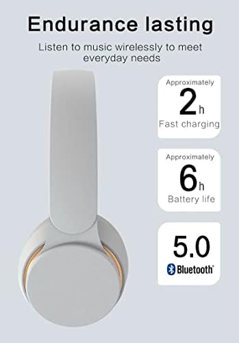 אוזניות אלחוטיות Bluetooth 5.0 לאייפון 13 אלחוטי מעל אוזניות מתקפלות Bluetooth באוזן Hi -Fi סטריאו דינאמי בס,