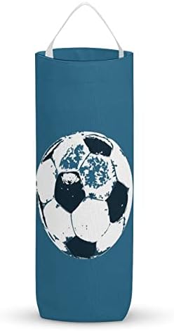 כדורגל כדור אמנות סגנון מכולת תיק רחיץ ארגונית מכשירי עם תליית לולאה לאחסון קניות אשפה שקיות