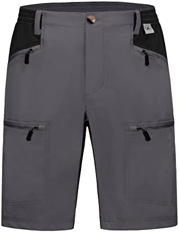 מכנסי טיול של Mapamyumco לטיולים קצרים מהיר של מכנסי מטען קלים מהירים נמתחים עם כיסים לחוץ, גולף, נסיעה