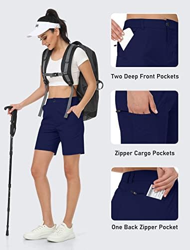 מופיז נשים של טיולים מטען מכנסיים קצרים למתוח מהיר יבש קל משקל גולף פעיל מכנסיים קצרים חיצוני קיץ מכנסיים