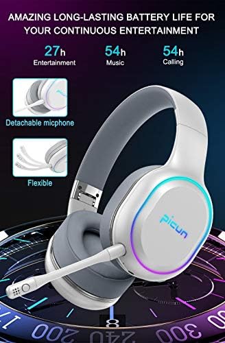אוזניות Bluetooth עם אוזניות אלחוטיות עמוקות של מיקרופון עמוק על אוזניות, אוזניות מבטלות רעש, אוזניות מתקפלות