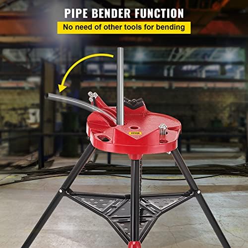 Mophorn 460-6 שרשרת צינורות חצובה Vise 1/8 -6 קיבול