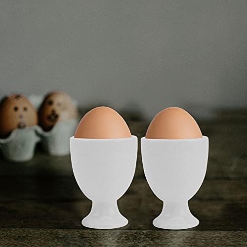 6 יחידות קרמיקה ביצת כוסות פורצלן ביצת סטנד מחזיקי ביצת צלחות רך מבושל ביצה מחזיק מטבח מזון