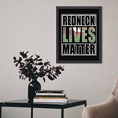 REDNECK חי עניין מעץ מסגרת יצירה תמונות תמונות תמונות קיר לתצוגה לבית לאופק דקורטיבי