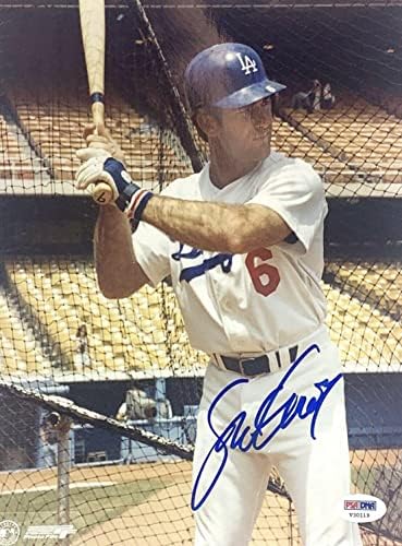 סטיב גארווי חתם על 8x10 Photo Dodgers PSA V30119 - תמונות MLB עם חתימה