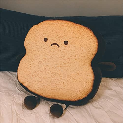 כרית לחם לחם טוסט כרית לחם, כרית לחם מזון מצחיק הבעת פנים מבטת פנים ממולאת ספה קטיפה ספה כרית