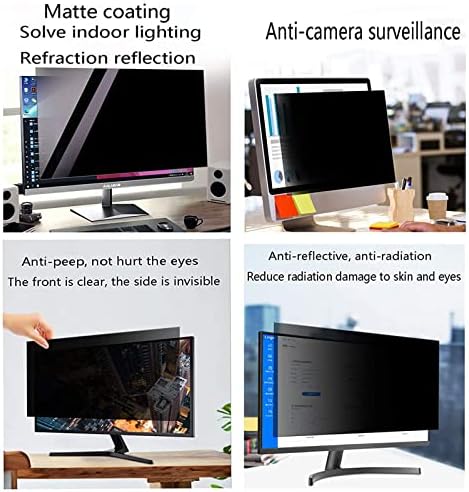 מסנן מסך פרטיות למחשב: מסנן מסך פרטיות נשלף נגד אור כחול ואנטי בוהק, למחשבים / מחשבים שולחניים מסנן הגנה