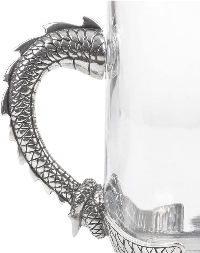 איי וויליאמס מדהים פיוטר וזכוכית ליטר קנקן שמציעות וולשית הדרקון