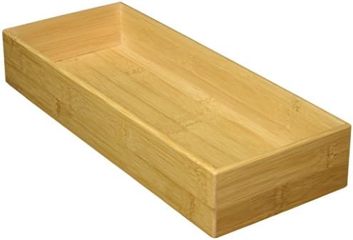 Lipper International 8386 Bamboo Wood Sumging Carrier Box, 15 x 6