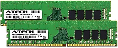 A-Tech 16GB DDR4 2666 MHz UDIMM PC4-21300 CL19 DIMM DIMM NONE ECC מודולי זיכרון RAM שולחניים
