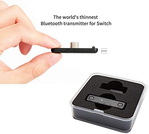 מסלול Gulikit Air Bluetooth Audio Audio Audio מתאם מתאם USB עבור Nintendo Switch & Lite PS5 PS4,