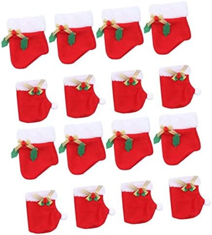 16 יחידות 1 אדום כלי כסף פארה דקורציונים כפות כלי כסף חג המולד כלי שולחן כיסוי חג המולד יין