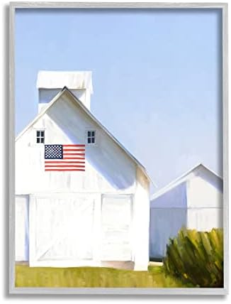 תעשיות סטופל אסם לבן שדה כפרי דגל אמריקאי, עיצוב מאת איימי הול