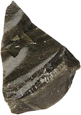 Gemhub טבעי שחור שחור ריפוי קריסטל רופף אבן חן 352.20 סמק שחור מחוספס אובסידיאן