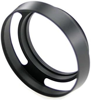 Zeroport Japan Leicametal55ZPJ מכסה עדשת מתכת קלאסית, 2.2 אינץ ', שחור, סוג בורג, תואם לכל היצרנים