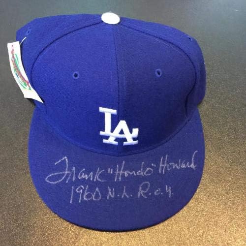 טירון דודג'רס יפה של לוס אנג'לס טירון השנה חתום אוסף PSA - כובעי MLB עם חתימה