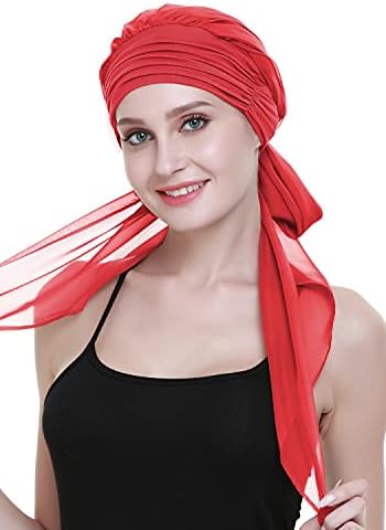 בגדי ראש כימיה עטיפת ראש צעיף מכסה מתנות לנשים נשירת שיער