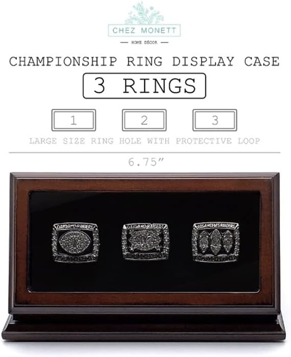 צ ' ז מונט אליפות טבעת תצוגת מקרה גדול טבעת תיבת אחסון