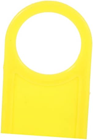 טנדיקוקו 5 יחידות לוגו צלחת מתלה צהוב אביזרי פוליוויניל כלוריד ידית