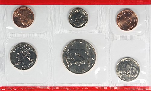 1997 ד 1997 מערך מטבע מנטה מנטה ארהב.