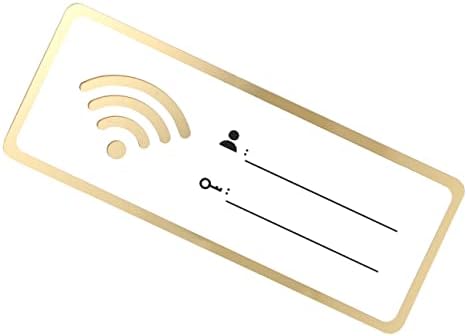 Besportble 3pcs wifi סיסמא מדבקת קיר מדבקת WiFi לוח WiFi סיסמא שלט לאירוח WiFi Wifi אלחוטי