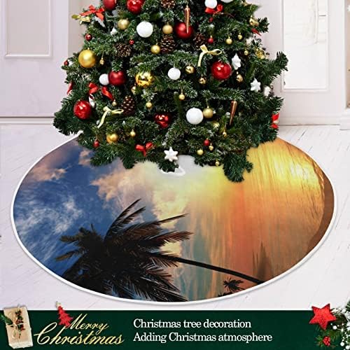 חצאית עץ חג המולד של עץ הדקל של Oarencol חצאית עץ חג המולד 36 אינץ