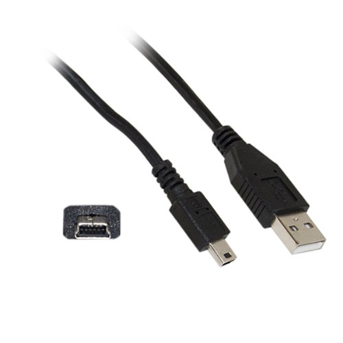 כבל Central LLC מיני כבל USB 6ft - מיני USB 2.0 מטען סוג כבל סוג A זכר עד 5 סיכה מיני -B זכר - כבל טעינה תואם