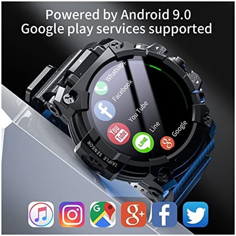 Balami Android Watch Watch גברים מסתובבים Wifi 4G Smartwatches Sport GPS GPS Tracker שעון שעון צג דופק