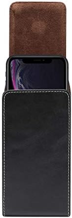 דינגמינג למארז נרתיק טלפונים מארז חגורת עור לאייפון XS X, כיס נרתיק חגורה עבור סמסונג גלקסי S10E/S9/S8/S7/S6