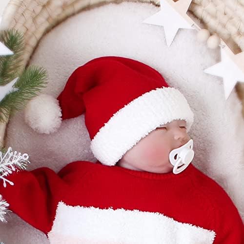 מגמות אמריקאיות תינוק כובע סנטה יוניסקס כובע חג המולד כובע חורף כובע חורף כובע סרוג חג המולד כפה תינוקת