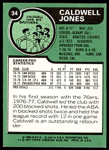 כרטיס קלדוול ג'ונס 1977-78 Topps 34