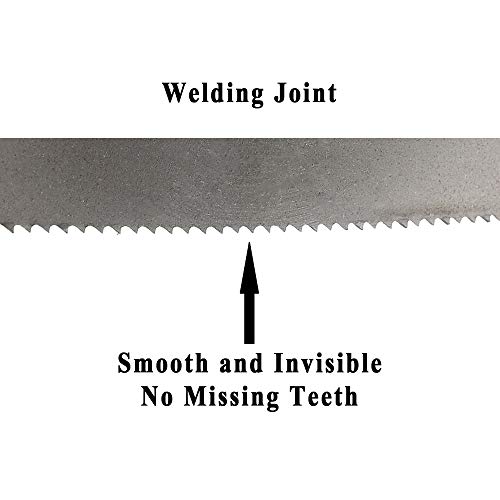 Imachinist S120341014 M42 BI-Metal Saw להבי 120 x 3/4 x 10/14TPI לשיניים משתנות מתכת