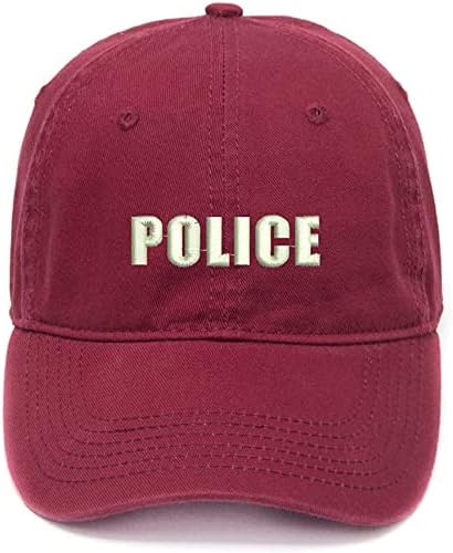 גברים של בייסבול כובע משטרת קצין רקמת כובע כותנה רקום מזדמן בייסבול כובעים