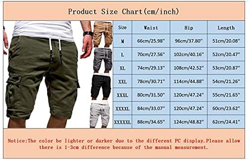 מכנסי מטען של Guobioziy לגברים לטיולי גברים מכנסי מטען קצרים מהיר משקל קל משקל חיצוני טקטי עם כיסים,
