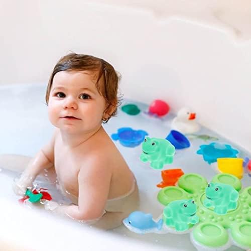 Ipetboom 10 pcs בצורת רחצה צעצועים חריקים מתקלחים משחקים אביזרי אמבטיה תינוק