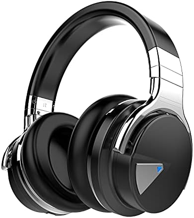 Kisebin e7 פעילים מבטלים אוזניות אוזניות Bluetooth עם אוזניות אלחוטיות בסקיות מיקרופון עמוקות