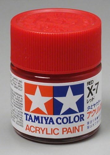 Tamiya Acrylic X7 אדום בקבוק 23 מל
