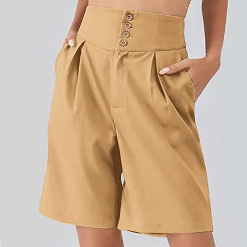 מכנסיים קצרים מזדמנים לנשים בקיץ מותניים גבוהים מותניים נוחים מכנסיים קצרים אימון מפעיל מכנסי טניס קצרים חג