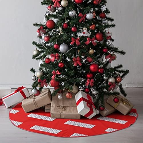 מקלדת מחשב חצאית עץ חג המולד קטיפה רכה אדומה מכוסה למסיבת חג המולד קישוטים חגיגיים מקורה חיצונית