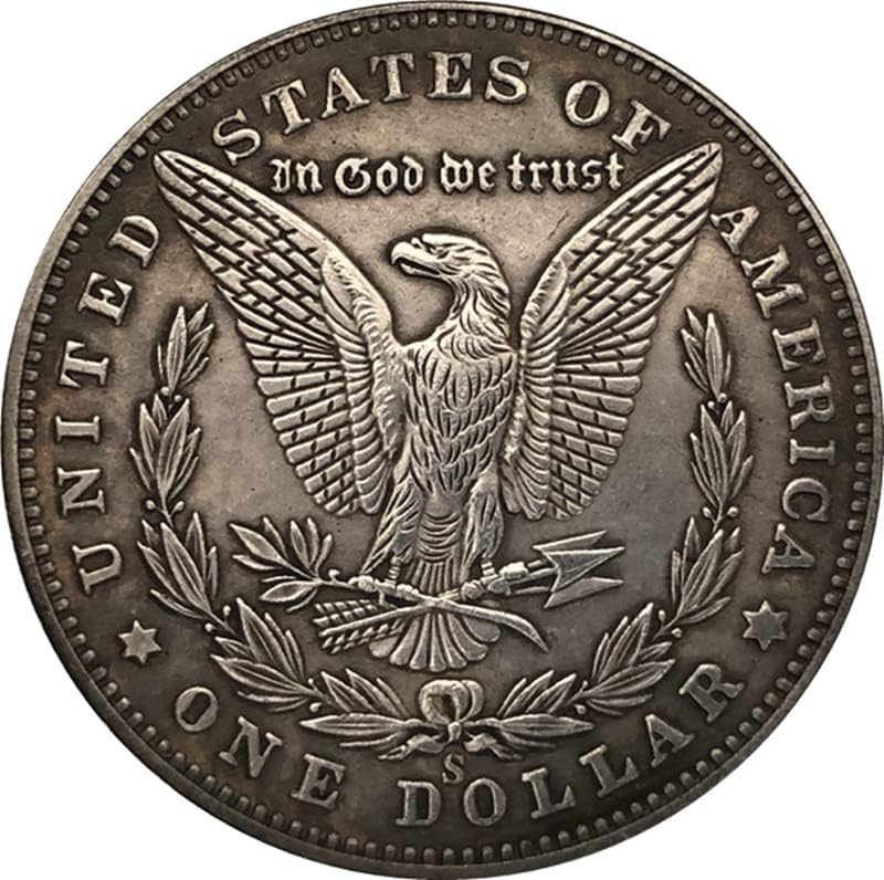צ'ינגפנג 38 ממ מטבע דולר עתיק של דולר ארהב מטבע טראמפ מטבע 1893s מלאכה 14