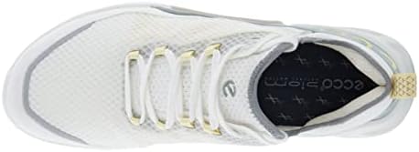 ECCO לנשים ביום 2.1 נעל ריצה של שביל טקסטיל נמוך, לבן לבן/לבן בהיר/קרח פרח נובוק, 9-9.5