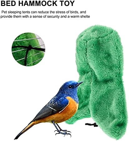 BALACOO תוכי ירוק פינת נעימה צמר שמיכת ציפורים חיבוק קינון קטיפה חמה מיטת קן ישנה בעלי חיים קטנים ציפורי