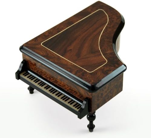 פסנתר כנף בסגנון קלאסי מדהים תיבת נגינה משובצת סורנטו-שירים רבים לבחירה-קלייר דה לון
