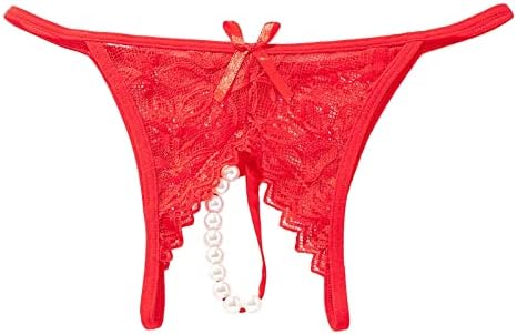 תחתונים נטולי מפשעה לנשים סקסיות שובבות שמות במותניים נמוכות עיסוי קשת קשת G-String צבע אחיד