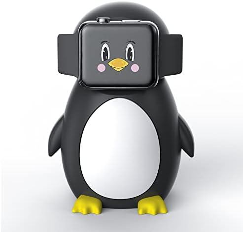 עמדת מטען פינגווין חמוד של Moshou עבור IWatch Series 8, SE2, 7, 6, SE, 5, 4, 3, 2, 1/45 ממ, 44 ממ, 42 ממ,