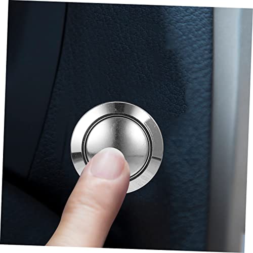כפתור מתכת של דלתול 5 יחידות כפתור מתכת כפתור כפתור לחיצה רגעית מתג רגעי מפלדת נירוסטה כסף עם אורות